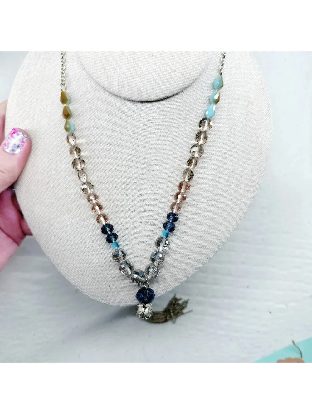 5286mc. Lydell NYC Navy Necklace